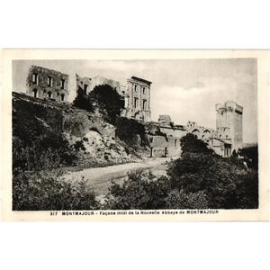 317 Montmajour Façade Midi De La Nouvelle Abbaye De Montmajour Postcard